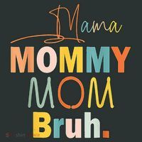 Mommy Bruh Funny Quote Gift Long Sleeve Shirt thumb 2
