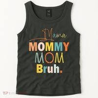 Mommy Bruh Funny Quote Gift Tank Top thumb 2