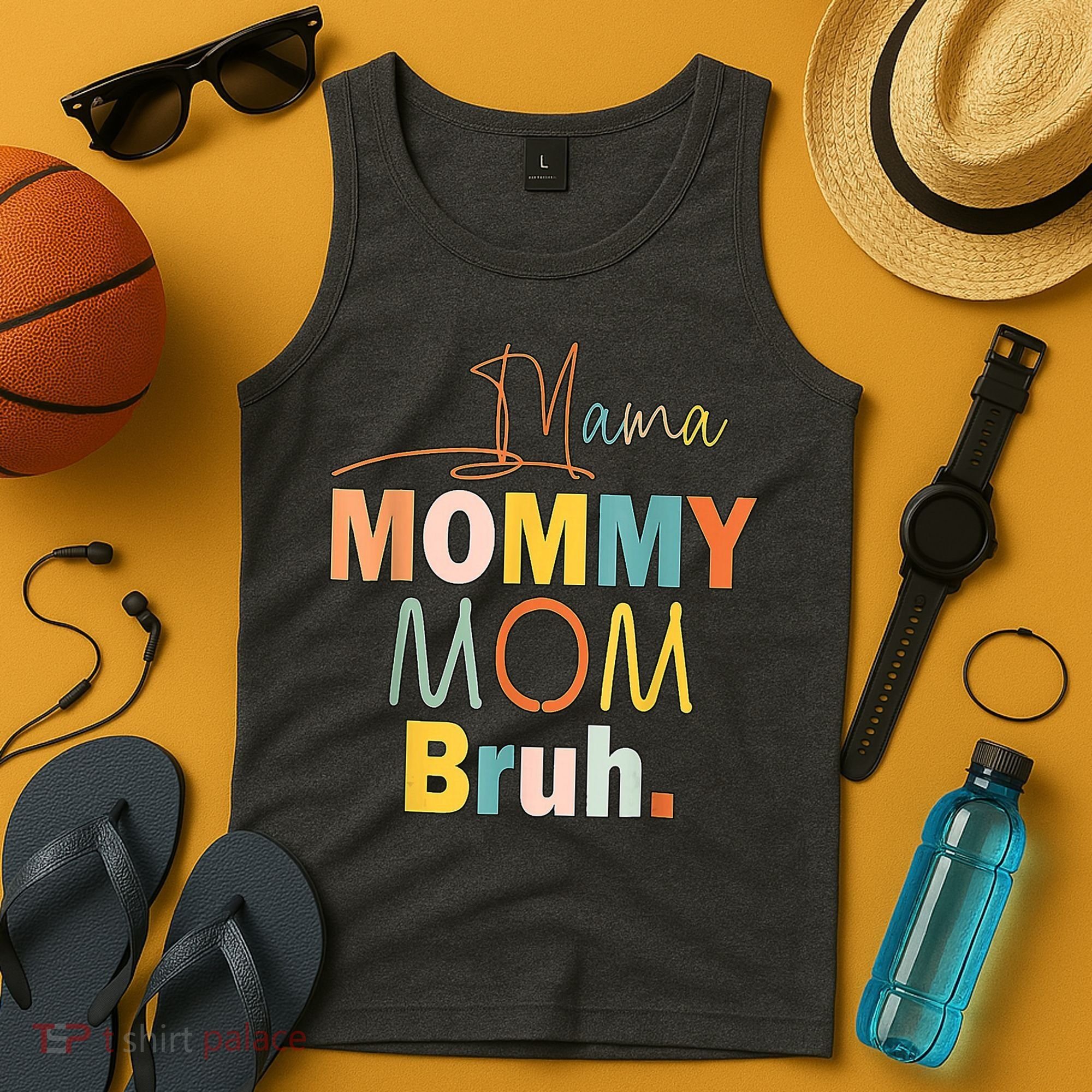 Mommy Bruh Funny Quote Gift Tank Top