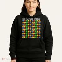 Master Builder Funny Building Blocks 100 Days Of School Hoodie thumb 5