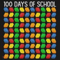 Master Builder Funny Building Blocks 100 Days Of School Apron thumb 3