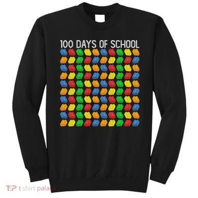 Master Builder Funny Building Blocks 100 Days Of School Sweatshirt