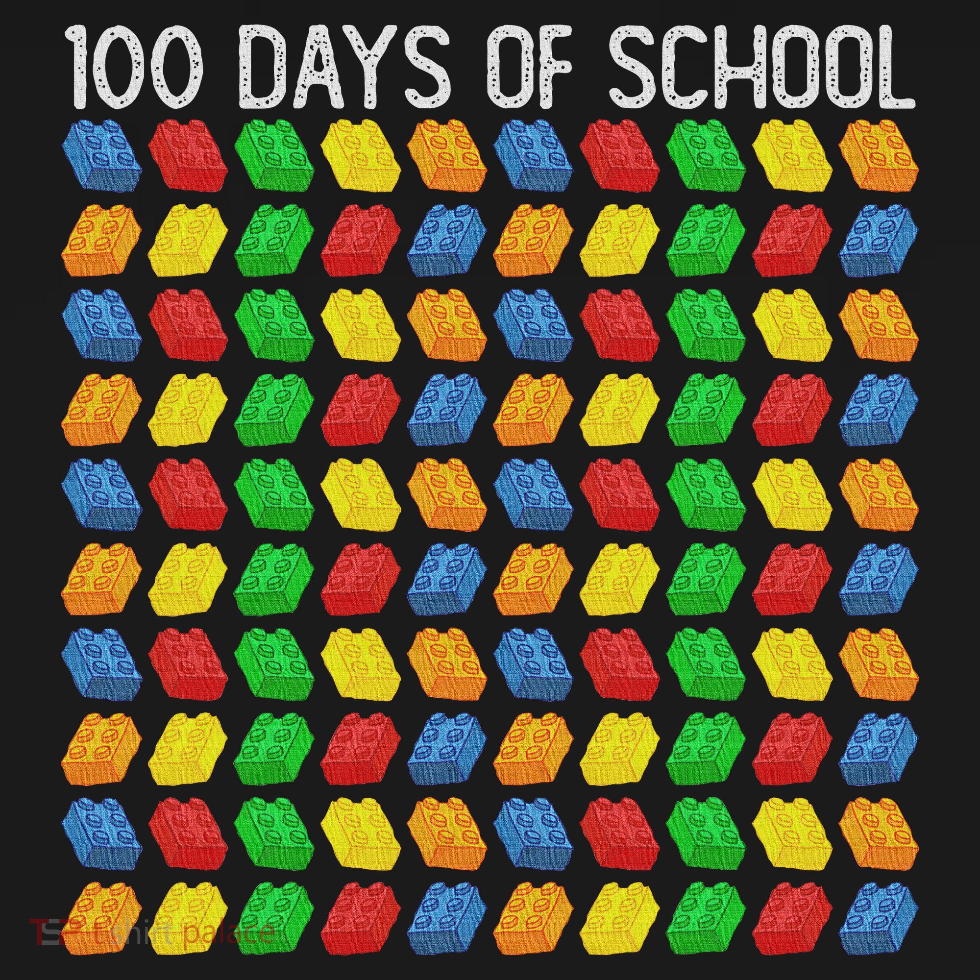 Master Builder Funny Building Blocks 100 Days Of School Polo