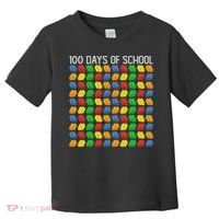 Master Builder Funny Building Blocks 100 Days Of School Toddler T-Shirt thumb 0