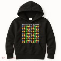 Master Builder Funny Building Blocks 100 Days Of School Kids Hoodie thumb 0
