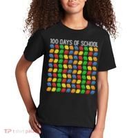 Master Builder Funny Building Blocks 100 Days Of School Kids T-Shirt thumb 2