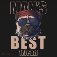 Mans Best Friend Bulldog Funny Dog Lover Toddler Hoodie thumb 2