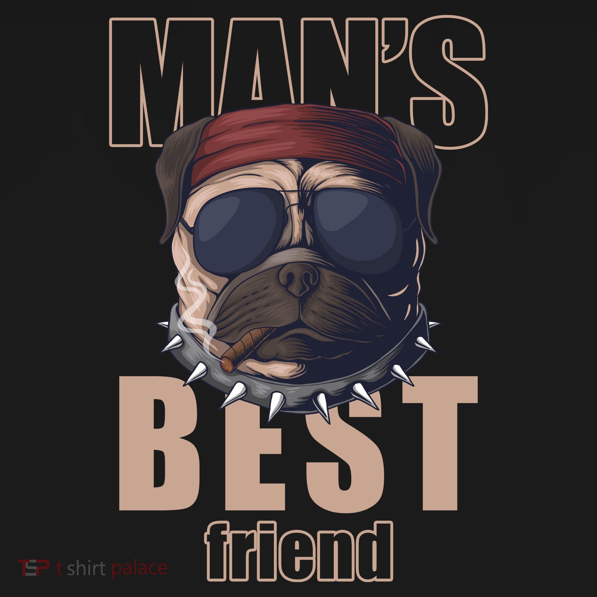 Mans Best Friend Bulldog Funny Dog Lover Toddler Hoodie