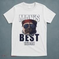 Mans Best Friend Bulldog Funny Dog Lover T-Shirt thumb 5