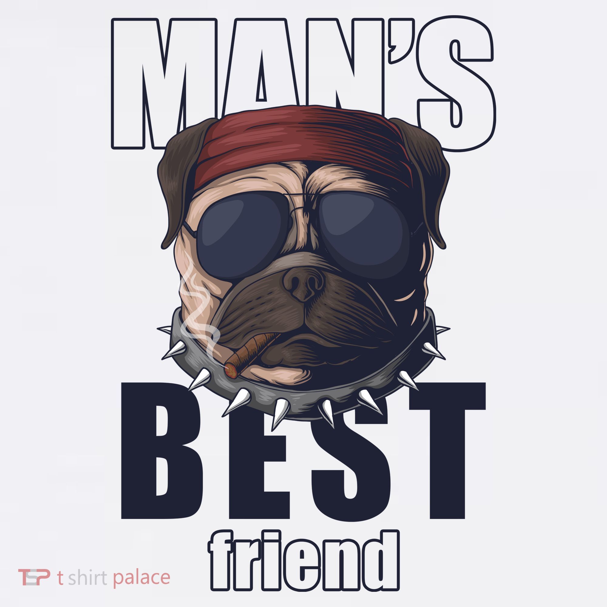 Mans Best Friend Bulldog Funny Dog Lover T-Shirt