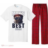 Mans Best Friend Bulldog Funny Dog Lover Pajama Set thumb 0