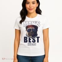 Mans Best Friend Bulldog Funny Dog Lover Women's T-Shirt thumb 4