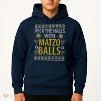 Matzo Balls Funny Hanukkah Theme Holiday Idea Quote Hoodie thumb 2