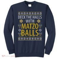 Matzo Balls Funny Hanukkah Theme Holiday Idea Quote Sweatshirt thumb 0
