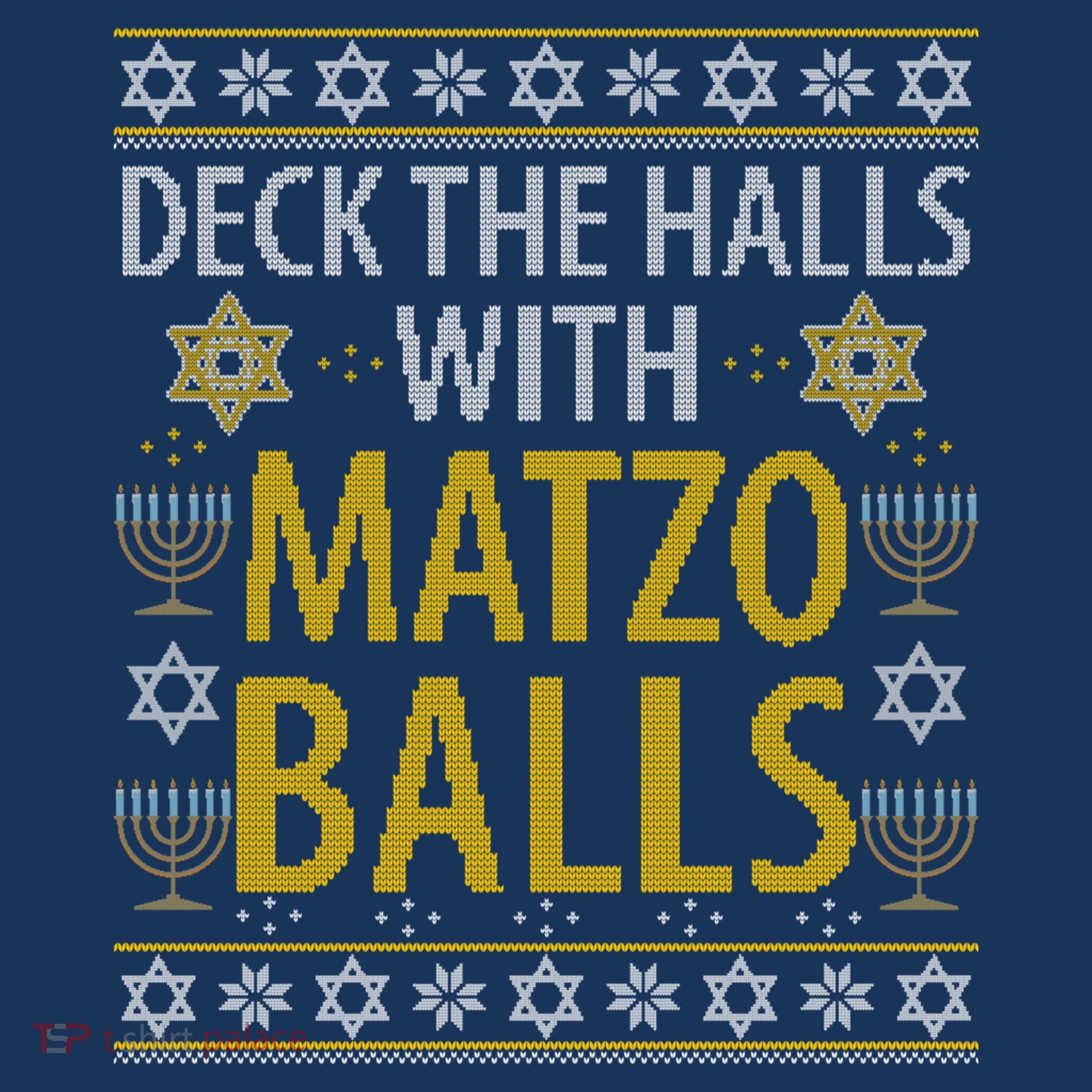 Matzo Balls Funny Hanukkah Theme Holiday Idea Quote Sweatshirt