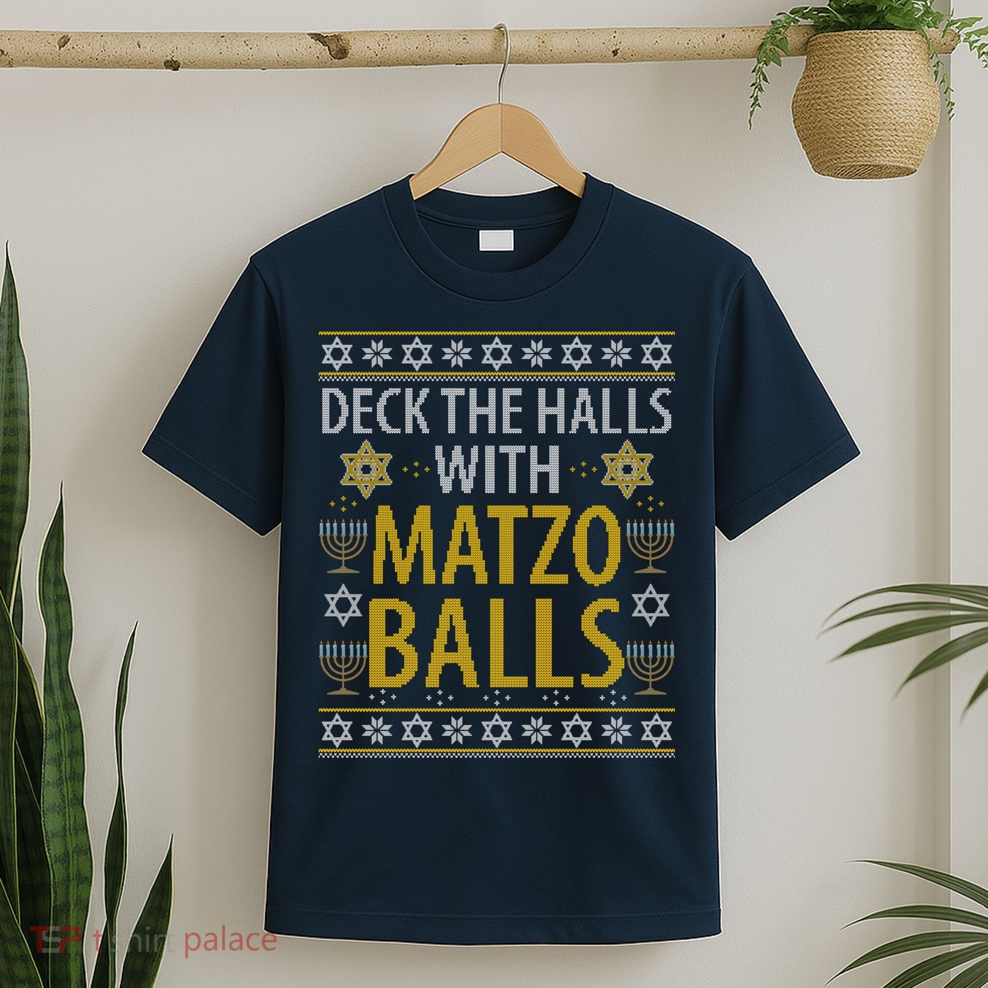 Matzo Balls Funny Hanukkah Theme Holiday Idea Quote T-Shirt