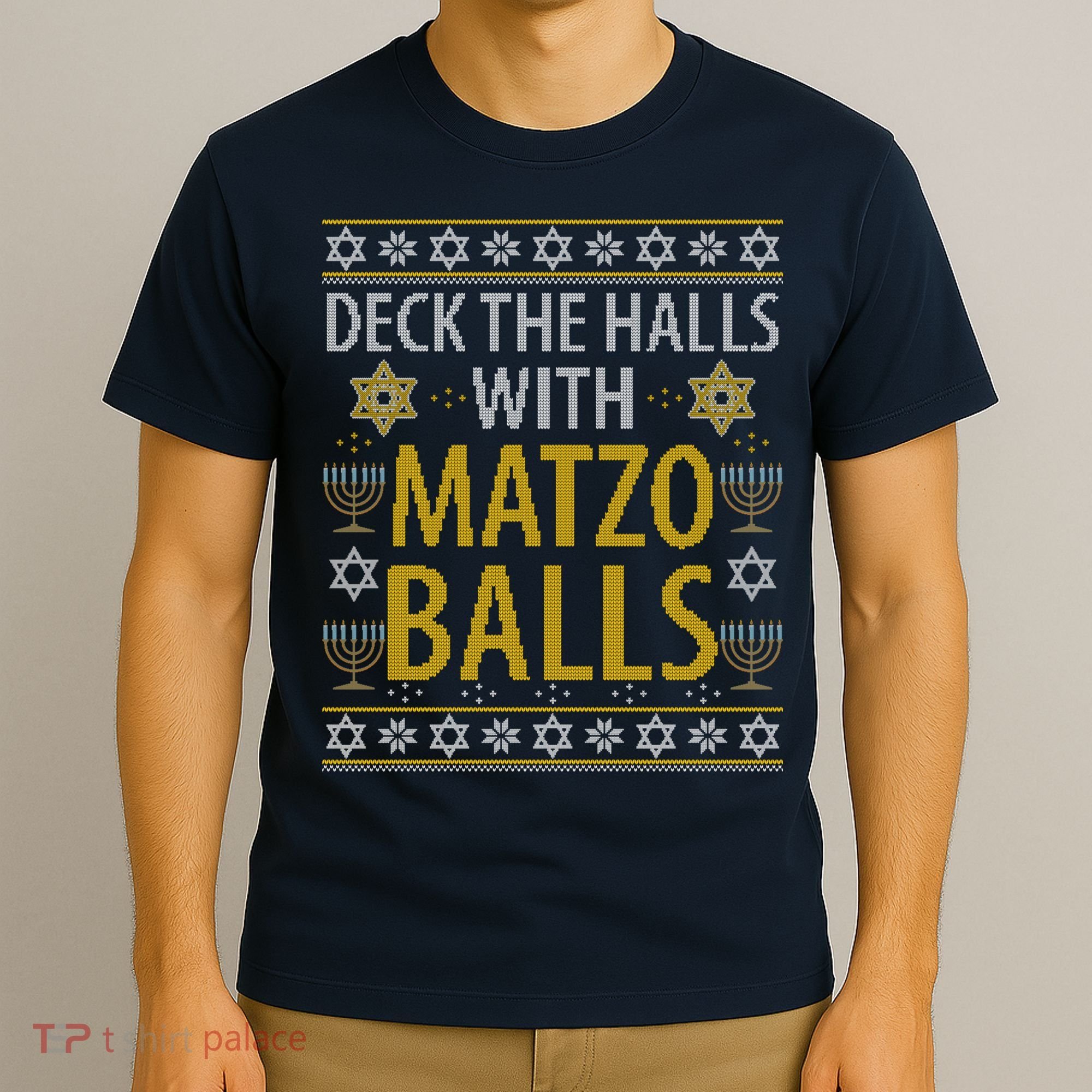 Matzo Balls Funny Hanukkah Theme Holiday Idea Quote T-Shirt