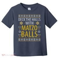 Matzo Balls Funny Hanukkah Theme Holiday Idea Quote Toddler T-Shirt thumb 0
