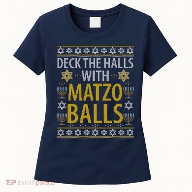 Matzo Balls Funny Hanukkah Theme Holiday Idea Quote Women's T-Shirt