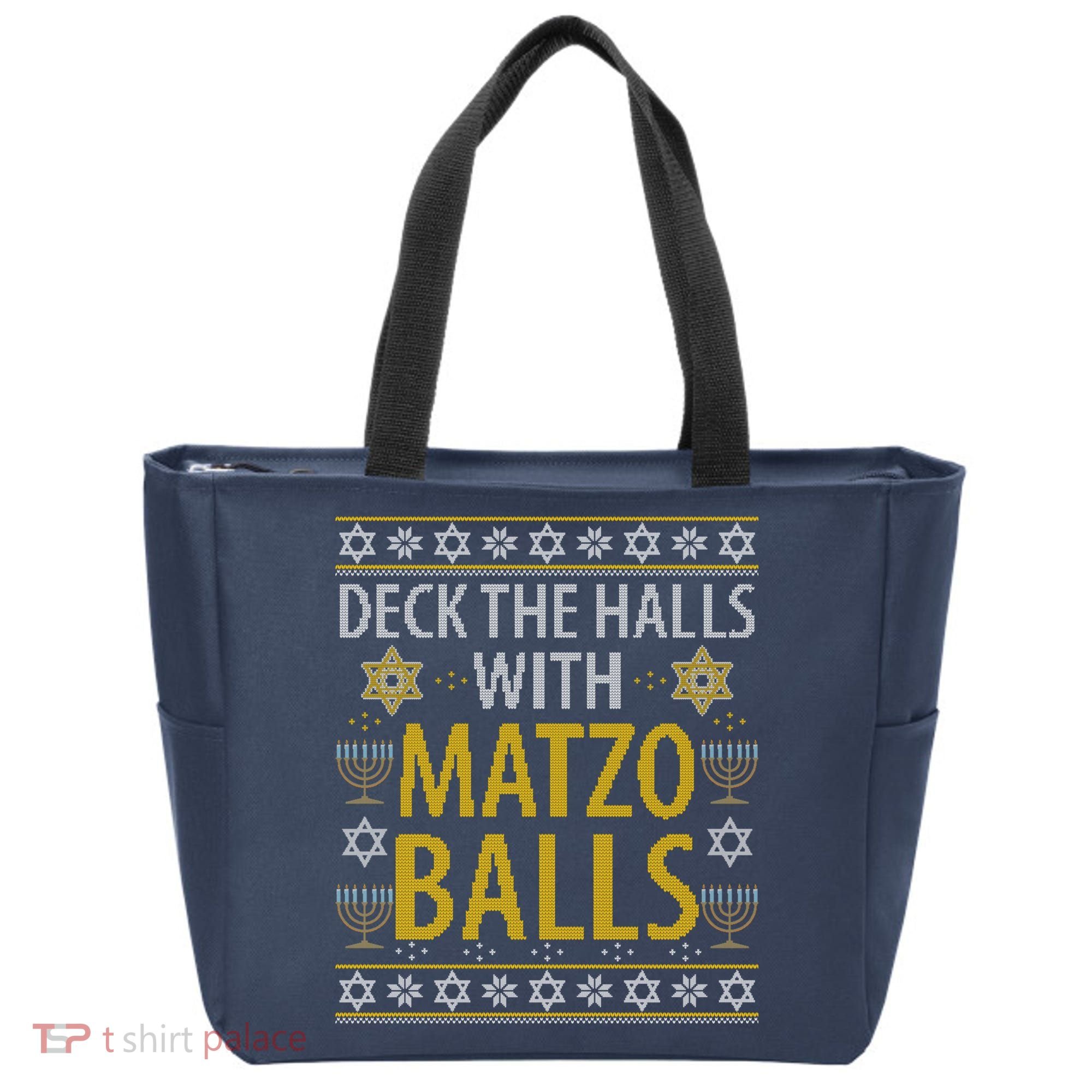 Matzo Balls Funny Hanukkah Theme Holiday Idea Quote Tote Bag