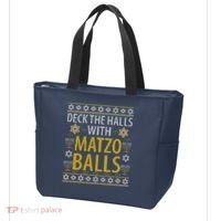 Matzo Balls Funny Hanukkah Theme Holiday Idea Quote Tote Bag thumb 3
