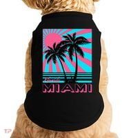 Miami Beach Florida Miami Palm Trees Doggie Tank thumb 0