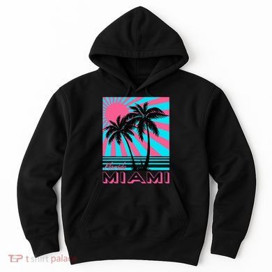 Miami Beach Florida Miami Palm Trees Hoodie