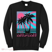 Miami Beach Florida Miami Palm Trees Sweatshirt thumb 0