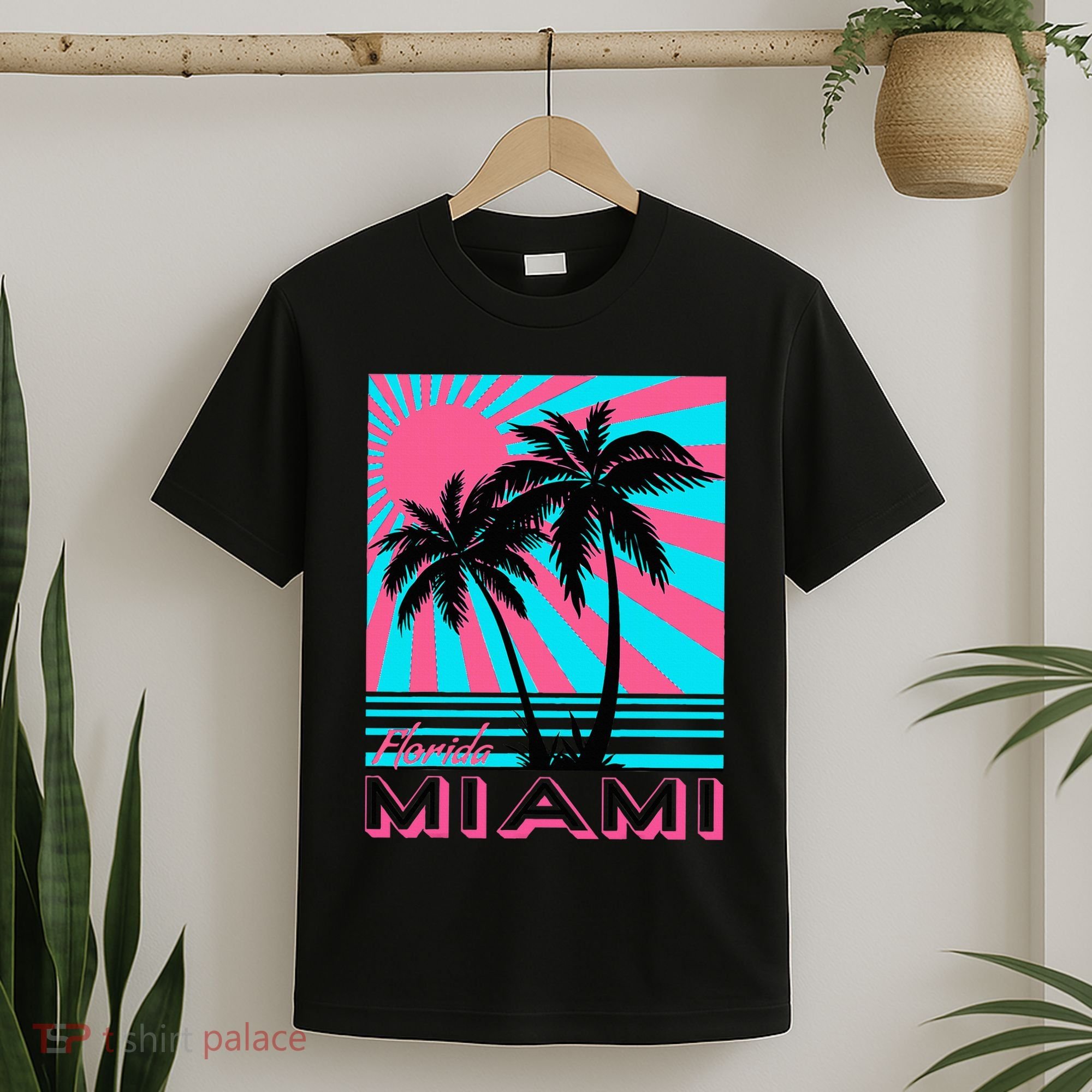 Miami Beach Florida Miami Palm Trees T-Shirt