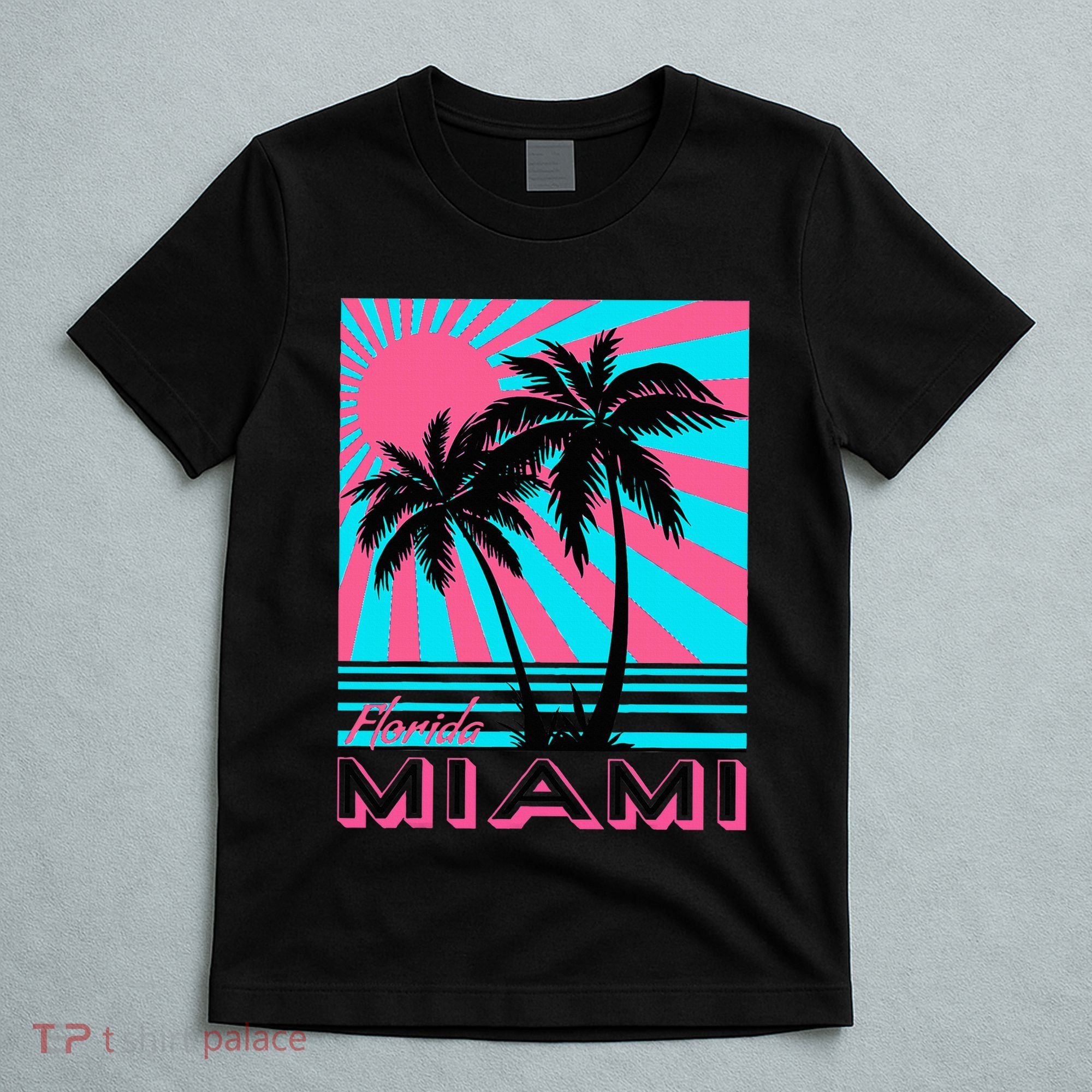 Miami Beach Florida Miami Palm Trees T-Shirt