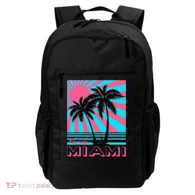 Miami Beach Florida Miami Palm Trees Backpack