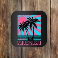 Miami Beach Florida Miami Palm Trees Coaster thumb 0