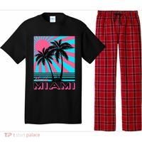 Miami Beach Florida Miami Palm Trees Pajama Set thumb 0