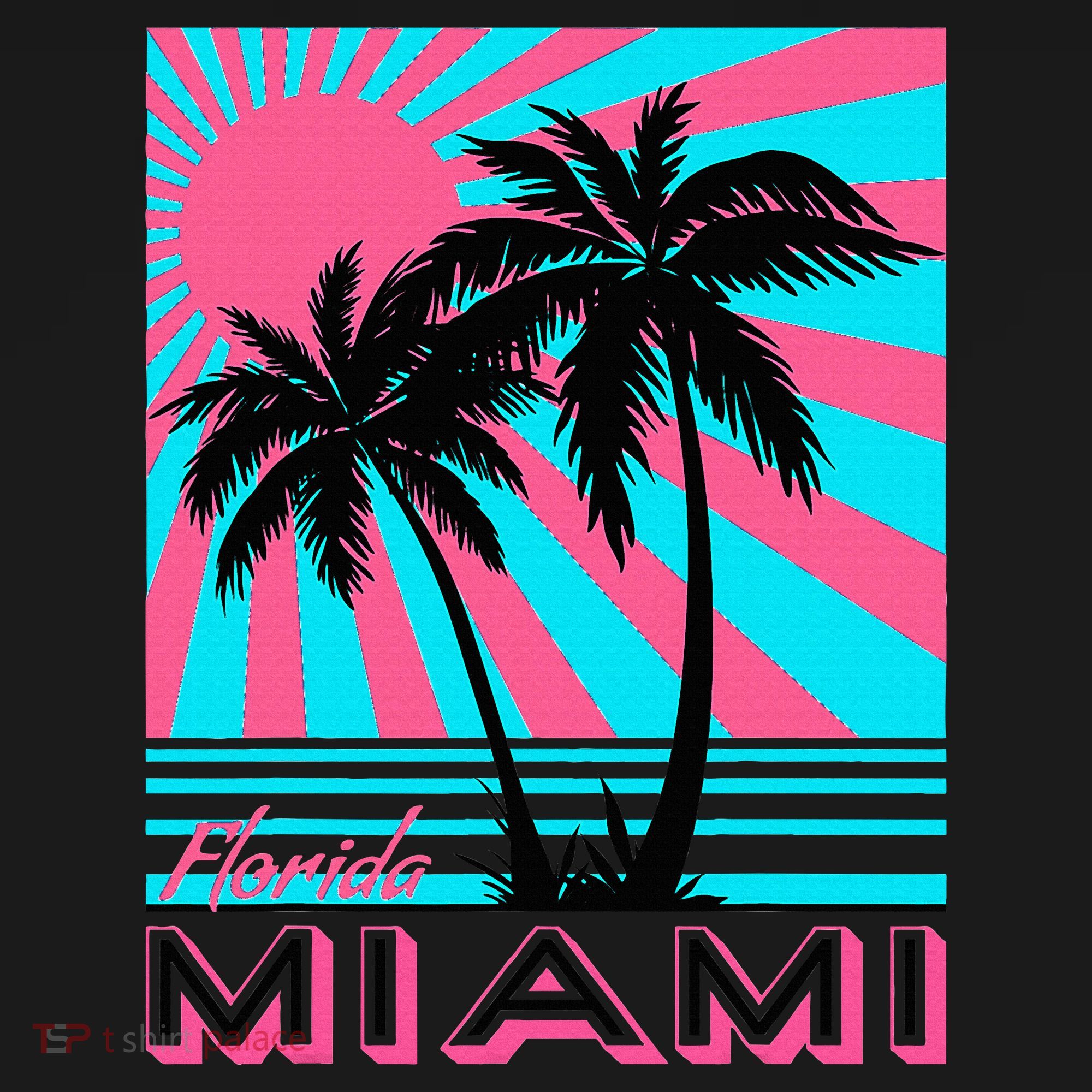 Miami Beach Florida Miami Palm Trees Polo