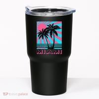 Miami Beach Florida Miami Palm Trees Tumbler thumb 0