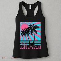 Miami Beach Florida Miami Palm Trees Women's Tank Top thumb 3