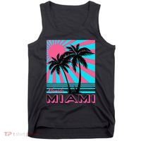 Miami Beach Florida Miami Palm Trees Tank Top thumb 0