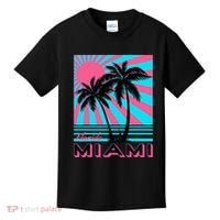 Miami Beach Florida Miami Palm Trees Kids T-Shirt thumb 0