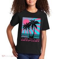 Miami Beach Florida Miami Palm Trees Kids T-Shirt thumb 2