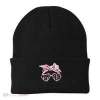 Mama Bear Face Sunglasses Grandma Mom Mommy Mother's Day Beanie thumb 0