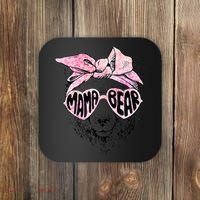 Mama Bear Face Sunglasses Grandma Mom Mommy Mother's Day Coaster thumb 0