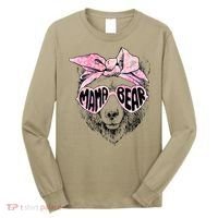 Mama Bear Face Sunglasses Grandma Mom Mommy Mother's Day Long Sleeve Shirt thumb 0