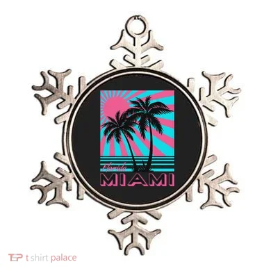 Miami Beach Florida Miami Palm Trees Ornament