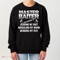 Master Baiter Funny Fishermans Skills List Gift Women's Sweatshirt thumb 0
