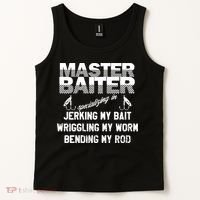 Master Baiter Funny Fishermans Skills List Gift Tank Top thumb 2