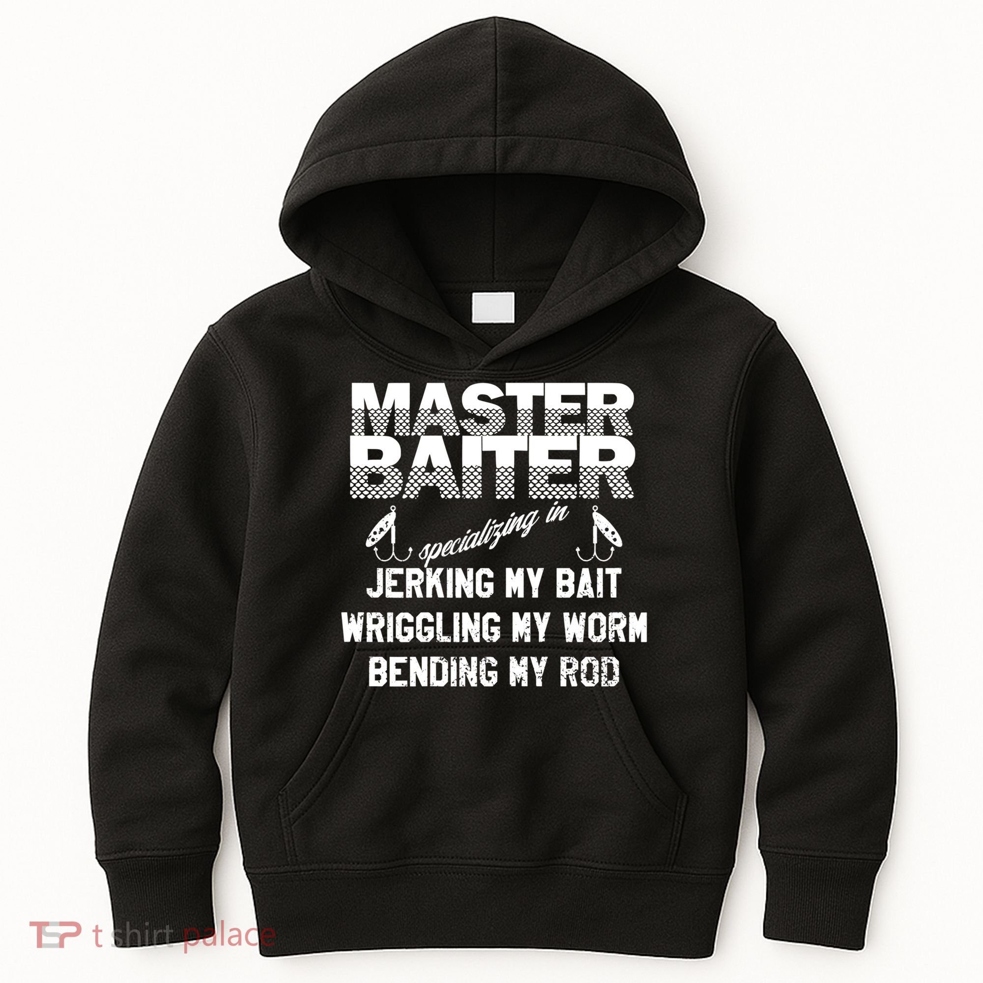 Master Baiter Funny Fishermans Skills List Gift Kids Hoodie