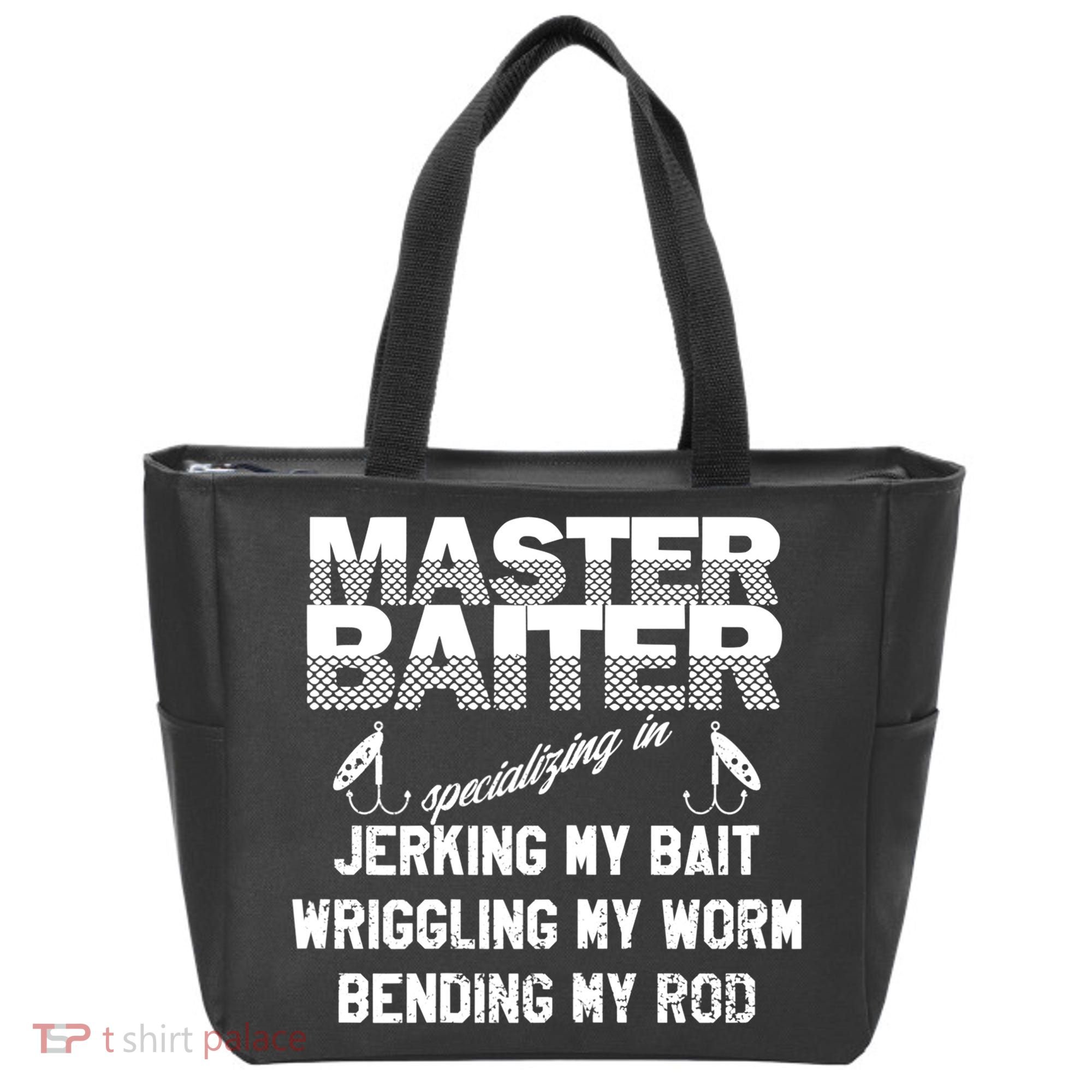 Master Baiter Funny Fishermans Skills List Gift Tote Bag