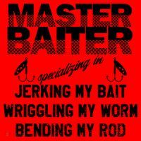 Master Baiter Funny Fishermans Skills List Gift Santa Hat thumb 1
