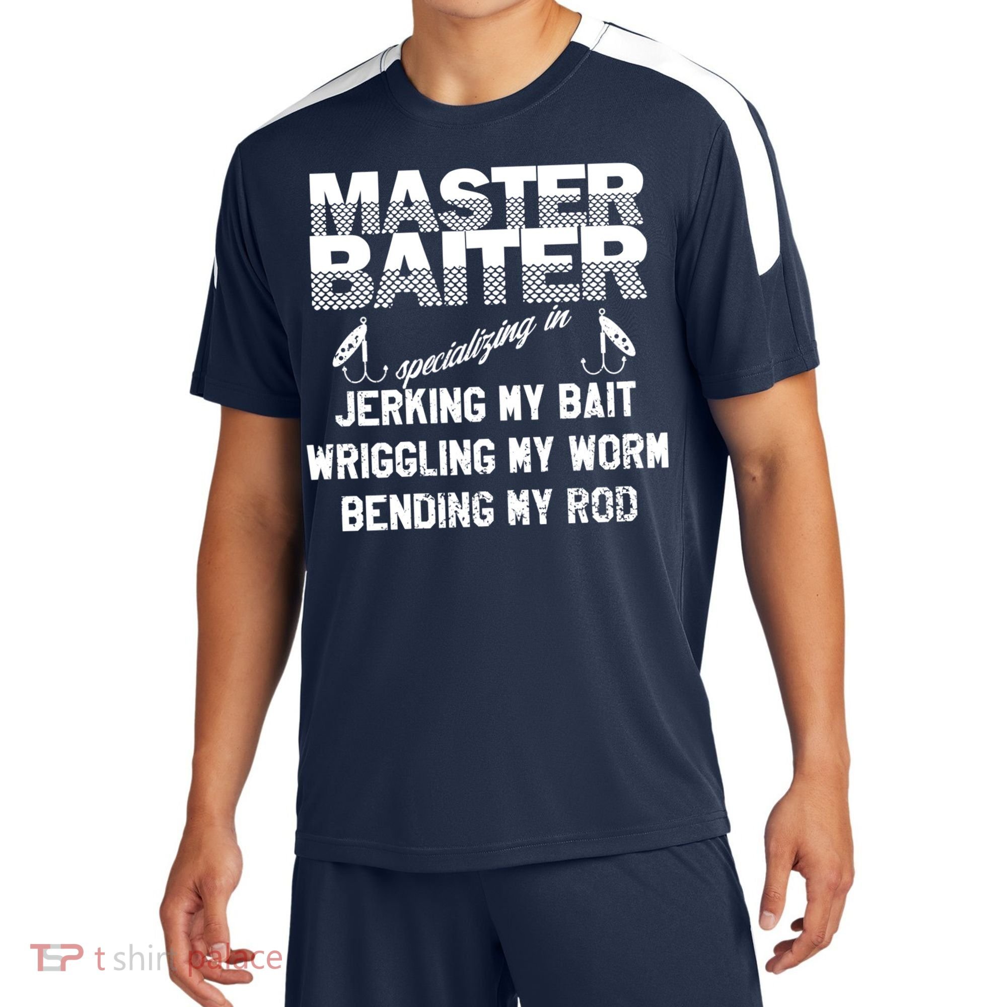 Master Baiter Funny Fishermans Skills List Gift Sport-Tek Competitor United Soccer Jersey