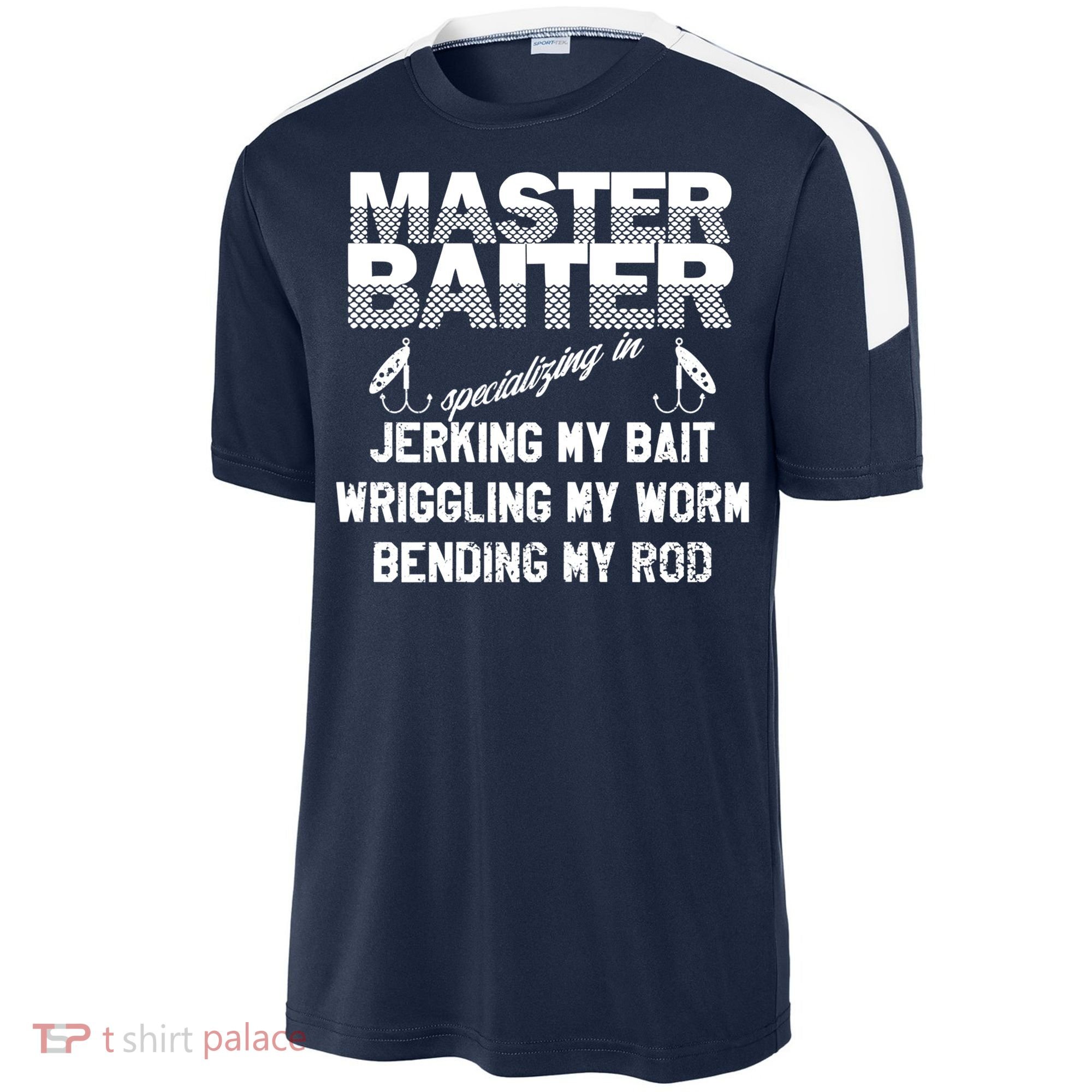 Master Baiter Funny Fishermans Skills List Gift Sport-Tek Competitor United Soccer Jersey